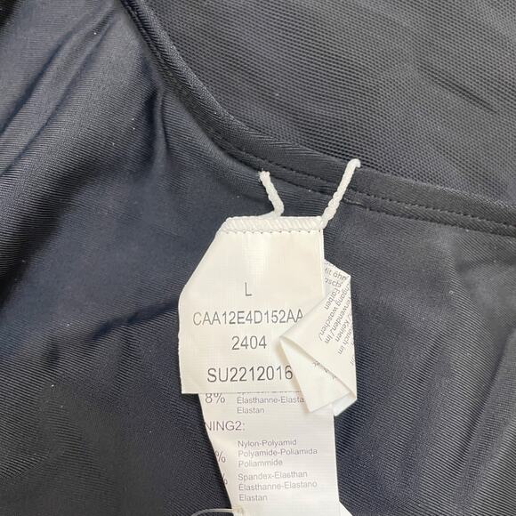 Cupshe Women's Black Cheeky Underwire Tummy Control One Piece Swimsuit Large - Picture 7 of 7